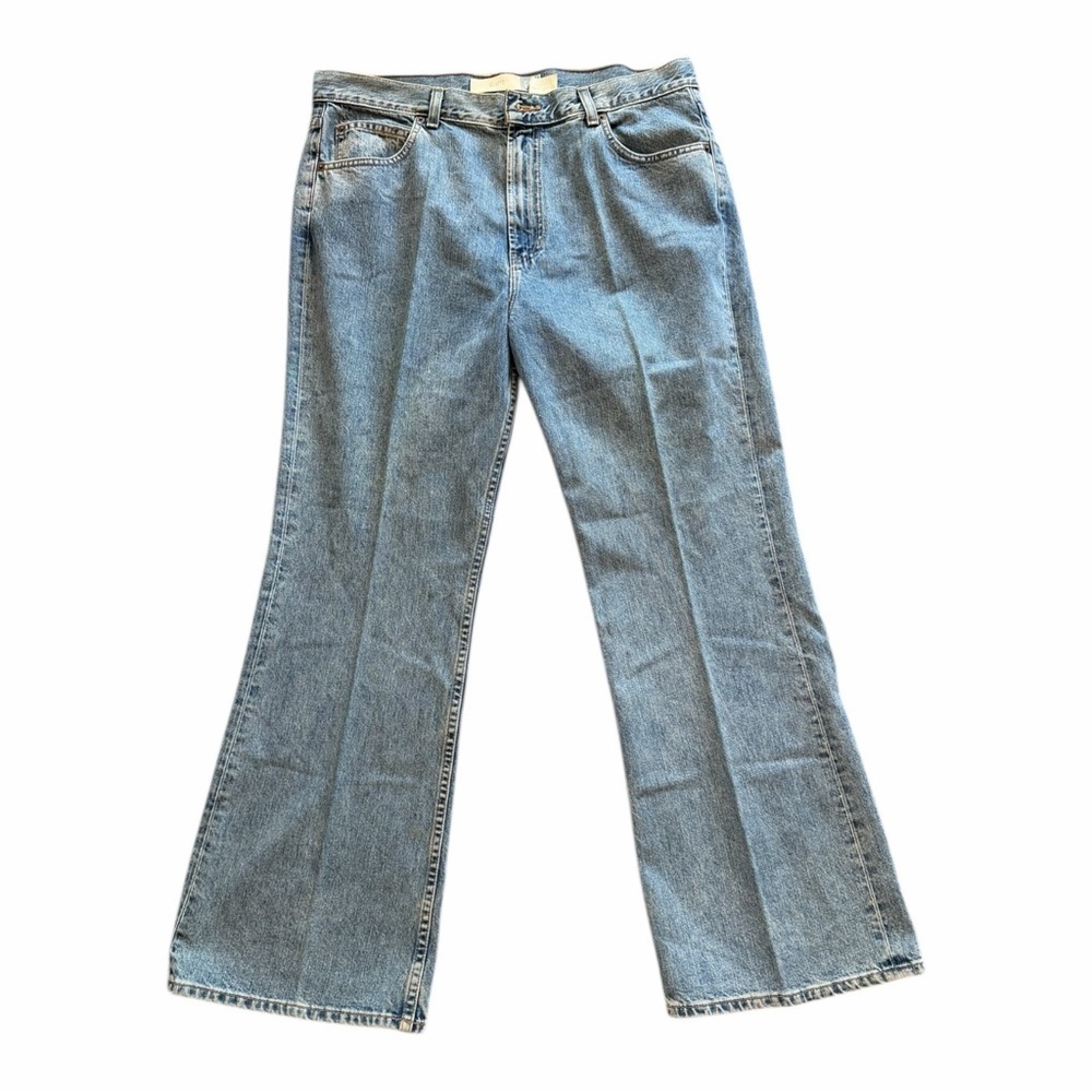Vintage Y2K Gap Flare Jeans Light Blue Wash Women’s Size 16 Ankle Length